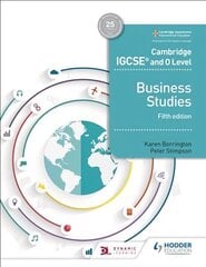 Cambridge IGCSE and O Level Business Studies 5th edition cena un informācija | Grāmatas pusaudžiem un jauniešiem | 220.lv