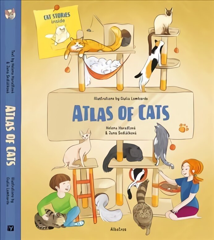 Atlas of Cats цена и информация | Grāmatas pusaudžiem un jauniešiem | 220.lv