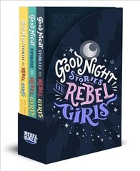 Good Night Stories for Rebel Girls 3-Book Gift Set cena un informācija | Grāmatas pusaudžiem un jauniešiem | 220.lv