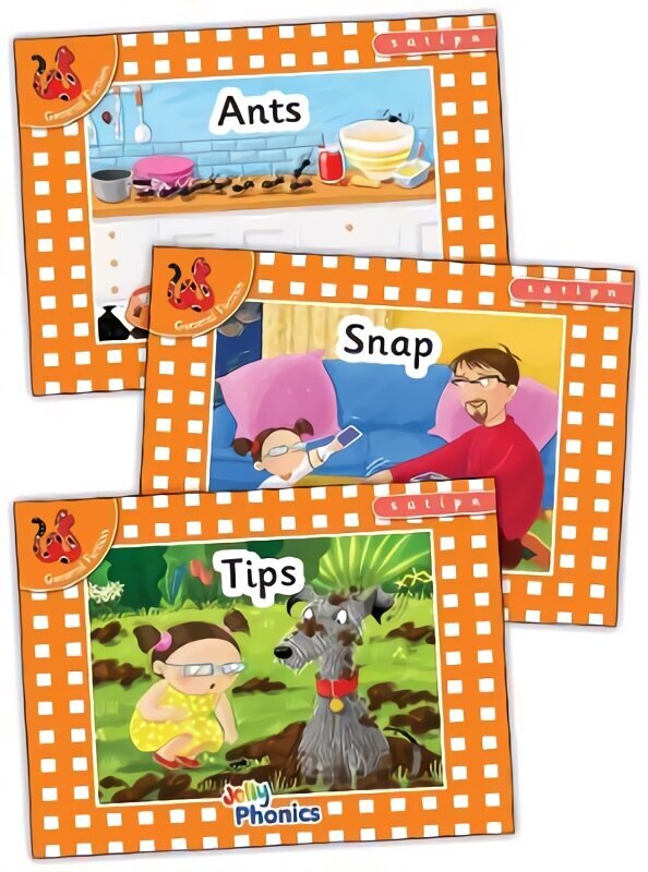 Jolly Phonics Orange Level Readers Set 1: in Precursive Letters (British English edition) цена и информация | Grāmatas pusaudžiem un jauniešiem | 220.lv