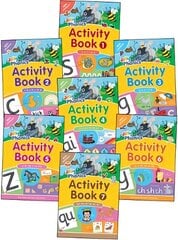 Jolly Phonics Activity Books 1-7: in Precursive Letters (British English edition) UK ed., Set 1-7 цена и информация | Книги для подростков и молодежи | 220.lv