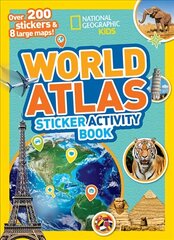 World Atlas Sticker Activity Book: Over 1,000 Stickers! cena un informācija | Grāmatas pusaudžiem un jauniešiem | 220.lv