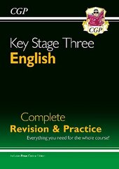 KS3 English Complete Revision & Practice (with Online Edition) 2nd Revised edition cena un informācija | Grāmatas pusaudžiem un jauniešiem | 220.lv