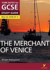 Merchant of Venice STUDY GUIDE: York Notes for GCSE (9-1): - everything you need to catch up, study and prepare for 2022 and 2023 assessments and exams cena un informācija | Grāmatas pusaudžiem un jauniešiem | 220.lv