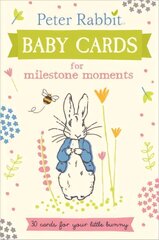 Peter Rabbit Baby Cards: for Milestone Moments цена и информация | Книги для малышей | 220.lv