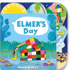 Elmer's Day: Tabbed Board Book цена и информация | Книги для малышей | 220.lv