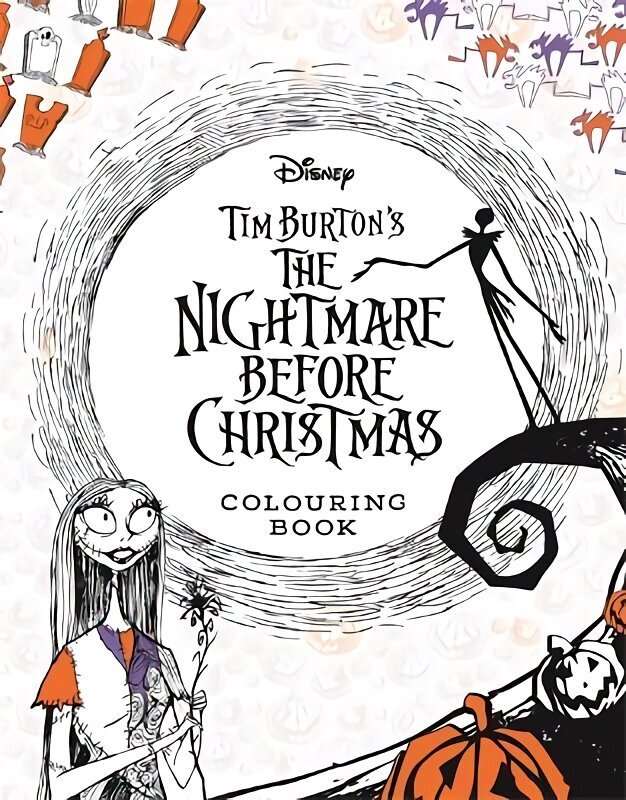 Disney Tim Burton's The Nightmare Before Christmas Colouring Book цена и информация | Grāmatas mazuļiem | 220.lv