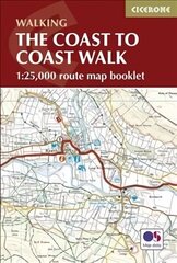 Coast to Coast Map Booklet: 1:25,000 OS Route Map Booklet цена и информация | Путеводители, путешествия | 220.lv