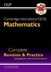 Cambridge International GCSE Maths Complete Revision & Practice: Core & Extended plus Online Ed cena un informācija | Grāmatas pusaudžiem un jauniešiem | 220.lv