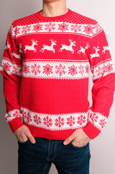 Ziemassvētku džemperis vīriešiem R757 cena un informācija | Vīriešu džemperi | 220.lv