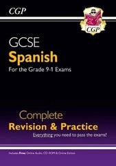 GCSE Spanish Complete Revision & Practice (with CD & Online Edition) - Grade   9-1 Course цена и информация | Книги для подростков  | 220.lv