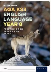 AQA KS3 English Language: Key Stage 3: Year 8 test workbook: With all you need to know for your 2021 assessments цена и информация | Книги для подростков и молодежи | 220.lv