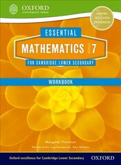 Essential Mathematics for Cambridge Lower Secondary Stage 7 Workbook New edition, Stage 7, Work Book cena un informācija | Grāmatas pusaudžiem un jauniešiem | 220.lv