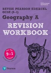 Pearson REVISE Edexcel GCSE (9-1) Geography A Revision Workbook: for home learning, 2022 and 2023 assessments and exams цена и информация | Книги для подростков и молодежи | 220.lv