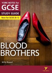 Blood Brothers STUDY GUIDE: York Notes for GCSE (9-1): - everything you need to catch up, study and prepare for 2022 and 2023 assessments and exams цена и информация | Книги для подростков и молодежи | 220.lv