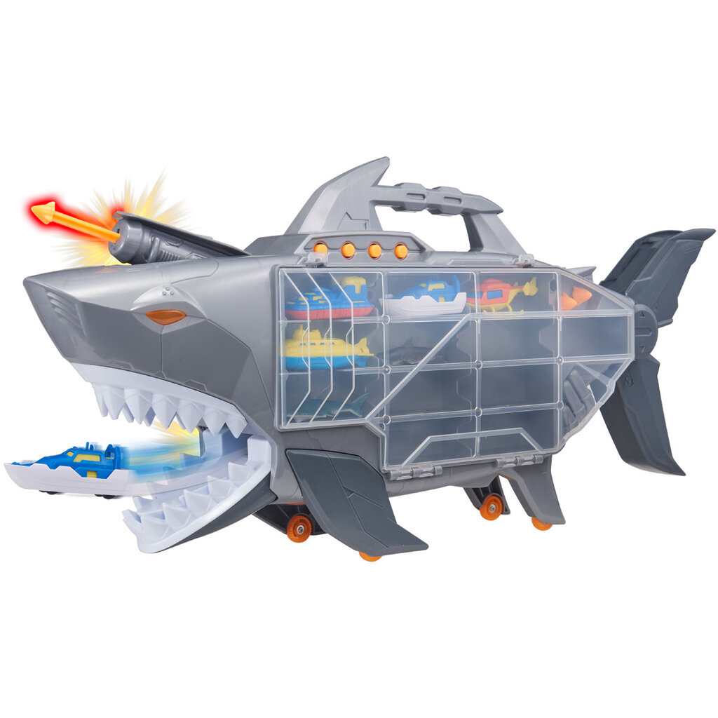 TEAMSTERZ Beast Machines transportieris "Robo haizivs" cena un informācija | Rotaļlietas zēniem | 220.lv
