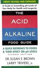 Acid Alkaline Food Guide - Second Edition: A Quick Reference to Foods & Their Effect on Ph Levels 2nd Revised edition цена и информация | Книги о питании и здоровом образе жизни | 220.lv