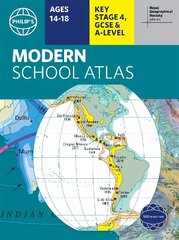 Philip's RGS Modern School Atlas: 100th edition cena un informācija | Grāmatas pusaudžiem un jauniešiem | 220.lv