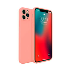 Silikona apvalks V12 priekš iPhone 11 Pro Max (6,5″) – Rozā cena un informācija | Telefonu vāciņi, maciņi | 220.lv