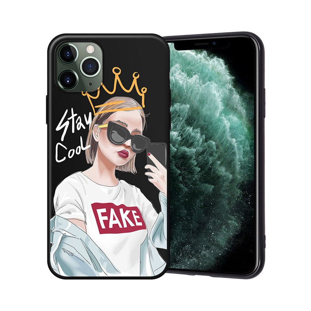 Silikona apvalks priekš iPhone 11 Pro Max (6,5″) – Stay Cool cena un informācija | Telefonu vāciņi, maciņi | 220.lv