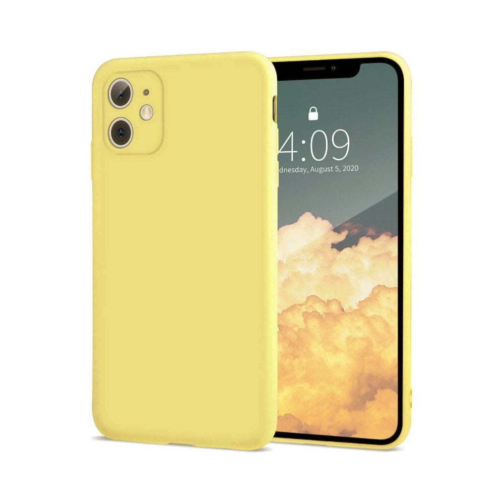 Silikona apvalks priekš iPhone 11 Pro Max (6,5″) – Dzeltens cena un informācija | Telefonu vāciņi, maciņi | 220.lv