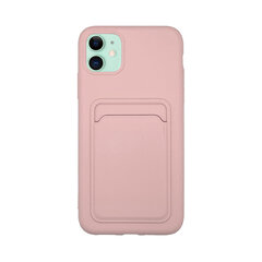 CARD apvalks priekš iPhone 11 Pro Max (6,5″) – Rozā цена и информация | Чехлы для телефонов | 220.lv