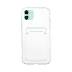 CARD apvalks priekš iPhone 11 Pro Max (6,5″) – Balts cena un informācija | Telefonu vāciņi, maciņi | 220.lv