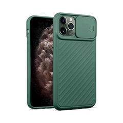 Силиконовый чехол Shockproof для iPhone 11 Pro Max (6,5″) — Тёмно-зелёный цена и информация | Чехлы для телефонов | 220.lv