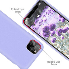Silikona apvalks priekš iPhone 11 Pro Max (6,5″) – Violets cena un informācija | Telefonu vāciņi, maciņi | 220.lv