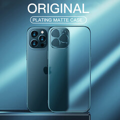 Matēts silikona apvalks 2020 priekš iPhone 11 Pro (5,8″) – Sinine cena un informācija | Telefonu vāciņi, maciņi | 220.lv