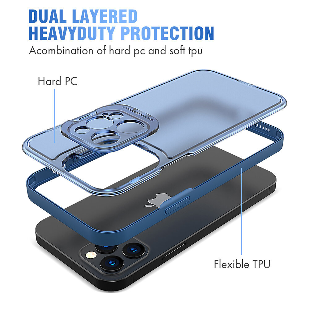 Shield apvalks priekš iPhone 11 Pro (5,8″) – Zils cena un informācija | Telefonu vāciņi, maciņi | 220.lv