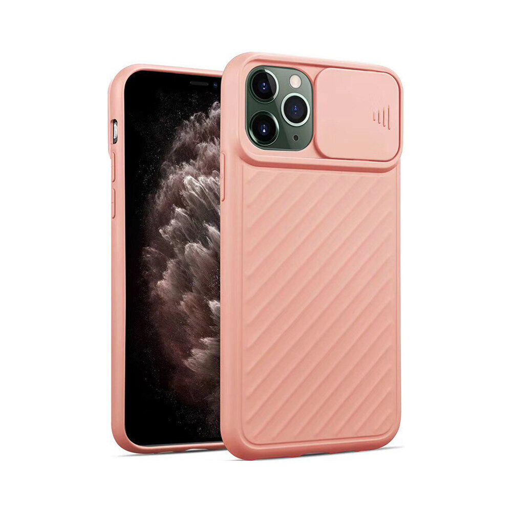 Shockproof silikona apvalks priekš iPhone 11 Pro (5,8″) – Rozā cena un informācija | Telefonu vāciņi, maciņi | 220.lv