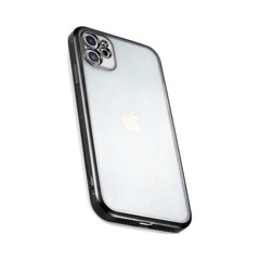 Matēts silikona apvalks 2020 priekš iPhone 11 Pro (5,8″) – Melns cena un informācija | Telefonu vāciņi, maciņi | 220.lv