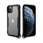Oglekļa triecienizturīgs apvalks ar rokas siksnu priekš iPhone 11 (6,1″) – Melns cena un informācija | Telefonu vāciņi, maciņi | 220.lv