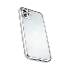 Matēts silikona apvalks 2020 priekš iPhone X/Xs (5,8″) – Sudrabs cena un informācija | Telefonu vāciņi, maciņi | 220.lv