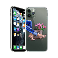 Silikona apvalks priekš iPhone X/Xs (5,8″) – Pink Roses cena un informācija | Telefonu vāciņi, maciņi | 220.lv