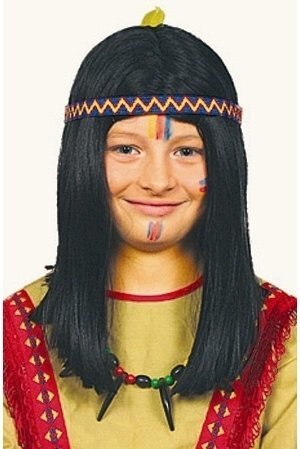 Indijāņu bērnu parūka cena un informācija | Karnevāla kostīmi, maskas un parūkas | 220.lv