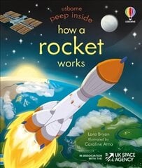 Peep Inside How a Rocket Works cena un informācija | Grāmatas pusaudžiem un jauniešiem | 220.lv