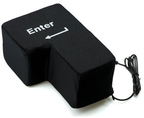 Klawisz ENTER duża antystresowa poduszka USB цена и информация | Другие оригинальные подарки | 220.lv