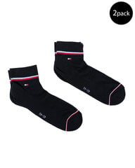 SOCKS TOMMY HILFIGER TH MEN ICONIC QUARTER 2P 100001094200 цена и информация | Мужские носки | 220.lv