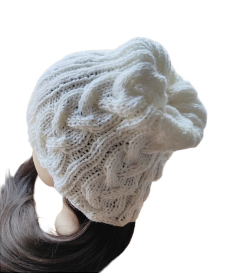 Silta adīta cepure brūna , izgatavota no mīksta akrila цена и информация | Sieviešu cepures | 220.lv