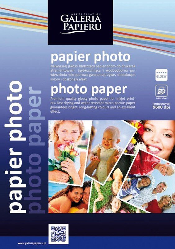 Fotopapīrs, glancēts A4 270 g 20 lpp cena un informācija | Burtnīcas un papīra preces | 220.lv