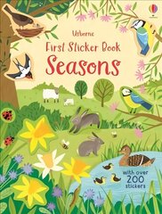 First Sticker Book Seasons cena un informācija | Grāmatas mazuļiem | 220.lv