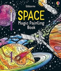 Space Magic Painting Book цена и информация | Книги для самых маленьких | 220.lv