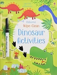 Wipe-Clean Dinosaur Activities цена и информация | Книги для малышей | 220.lv