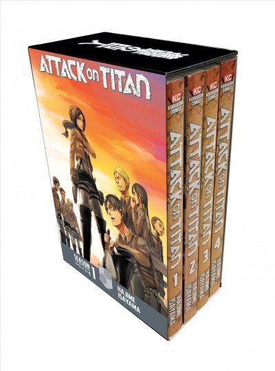 Attack On Titan Season 1 Part 1 Manga Box Set cena un informācija | Komiksi | 220.lv