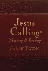 Jesus Calling Morning and Evening, Brown Leathersoft Hardcover, with Scripture References: Brown leathersoft hardcover, with Scripture references цена и информация | Духовная литература | 220.lv