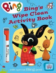 Bing's Wipe Clean Activity Book, Bing's Wipe Clean Activity Book цена и информация | Книги для самых маленьких | 220.lv