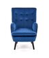 Krēsls Halmar, Ravel, zils cena un informācija | Atpūtas krēsli | 220.lv
