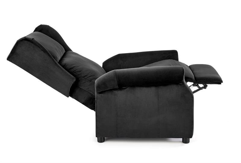 Krēsls Halmar Agustin 2, melns cena un informācija | Atpūtas krēsli | 220.lv
